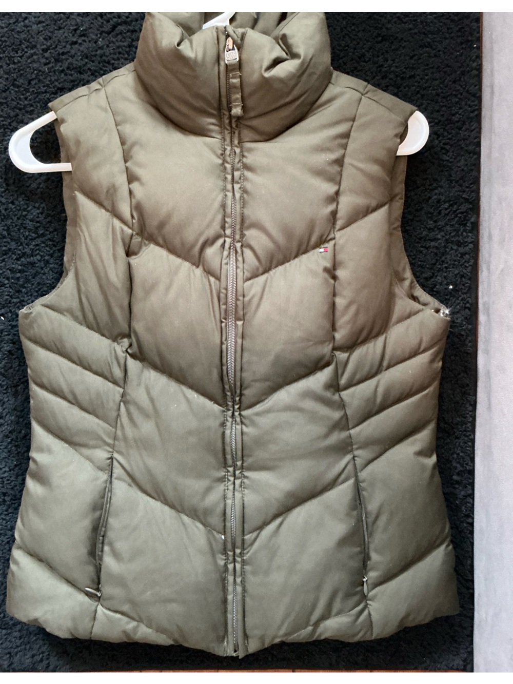 Quilted Puffer Vest Women's Brown Puffer Vest Like New